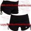 FM-894 s-202 Ladies Gym Fitness Compression Running Shorts Black
