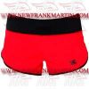 FM-894 s-104 Ladies Gym Fitness Compression Running Shorts Red Black
