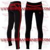 FM-894 t-8 Ladies Gym Fitness Yoga compression Leggings Baselayer Tight Long Trouser Black Red Zip