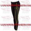 FM-894 t-312 Ladies Gym Fitness Yoga compression Leggings Baselayer Tight Long Trouser Black Yellow