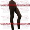 FM-894 L-26 Ladies Gym Fitness Yoga compression Leggings Baselayer Tight Capri Trouser Brown