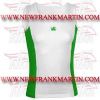 FM-898 fs-264 Fitness Gym Exercise Compression Ladies Women Singlet Yoga Tank Top White Green