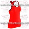 FM-898 fs-408 Fitness Gym Exercise Compression Ladies Women Singlet Yoga Tank Top Y Back Stringer Red Black