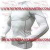 FM-898 b-150 Gym Fitness MMA Rash Guards Baselayer Compression Shirts front Seam Full sleeve White Grey