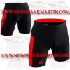 Men Gym Fitness MMA Board Grappling Compression Vale Tudo Shorts Black Red FM-896 c-146