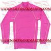 Gym Fitness MMA Rash Guards Baselayer Compression Shirts Full Sleeve Pink (FM-898 a-14)