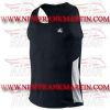FM-898 ms-202 Gym Fitness Bodybuilding Workout Men Singlet Y Back Stringers Tank Tops Black & White