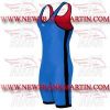 FM-898 ms-612 Wrestling Gym fitness Weightlifting Workout Singlet Blue & Red