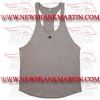 FM-898 ms-406 Gym Fitness Weightlifting Bodybuilding Workout Men Singlet Y Back Stringers Tank Tops Grey