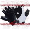 FM-996 g-1402 Weightlifting Fitness Crossfit Gym Gloves Black White Spandex & Synthetic Leather