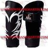 Shin Pads Black with Tattoo Style (FM-156 s-2)