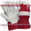 Working Gloves Natural colour with maroon colour Fabric (FM-6002 d-20)