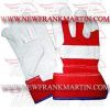 Working Gloves Natural Colour with Red fabric (FM-6002 a-40)
