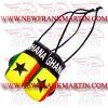 Boxing Gloves Hanging Ghana Flag Print (FM-901 h-114)