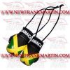 Boxing Gloves Hanging Jamaica Flag Print (FM-901 h-124)
