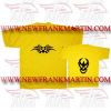 T-Shirt with Skull Tattoo Yellow (FM-1642 a-6)