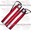 FM-996 cw-202 Weightlifting Fitness Crossfit Gym Hand Wrap Cotton Red White Lining