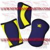 FM-176 ke-294 Weightlifting Fitness Crossfit Gym 5mm 7mm Knee Sleeves Blue Yellow