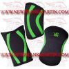 FM-176 ke-610 Weightlifting Fitness Crossfit Gym 5mm 7mm Knee Sleeves Elastic Black Green