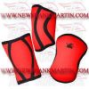 FM-176 ke-622 Weightlifting Fitness Crossfit Gym 5mm 7mm Knee Sleeves Elastic Red Black