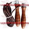 FM-920 a-248 Skipping Jump Rope Leather Heavy Weight with Grooves