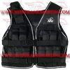 FM-996 j-66 Weightlifting Fitness Crossfit Gym Weighted Vest Jacket Black Chest