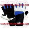 FM-996 g-704 Weightlifting Fitness Crossfit Gym Gloves Leather Black Blue White