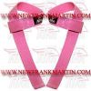 FM-996 s-24 Weightlifting Fitness Crossfit Bar Strap Pink